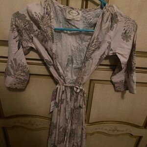 Charming Floral Kids Robe